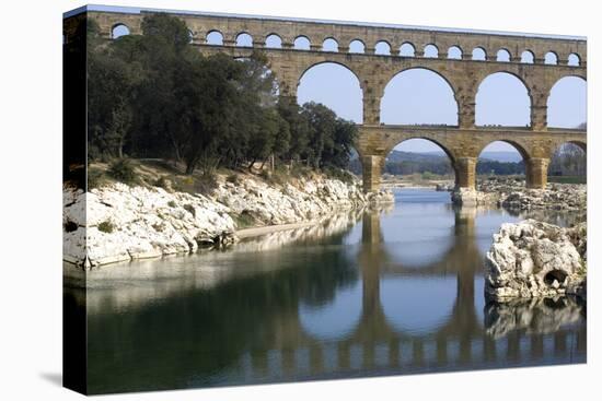 Pont Du Gard, Roman Aqueduct from Ad 1st Century, Near Vers, Gard, France-Natalie Tepper-Premier Image Canvas