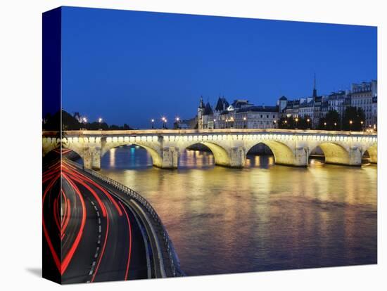 Pont Neuf at twilight-Rudy Sulgan-Premier Image Canvas