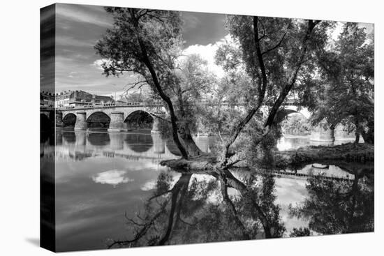 Pont of the Morts, bridge, the Moselle, Metz, Département Moselle, region Alsace-Champagne-Ardenne--Klaus Neuner-Premier Image Canvas