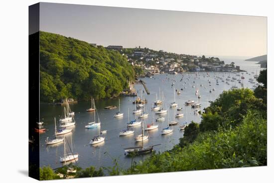 Pont Pill, Polruan and the Fowey Estuary from Hall Walk Near Bodinnick, Cornwall, England. Summer-Adam Burton-Premier Image Canvas