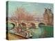 Pont Royal and the Pavillon de Flore, 1903.-Camille Pissarro-Premier Image Canvas