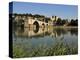 Pont Saint-Benezet and Avignon City Viewed from across the River Rhone, Avignon, Provence, France, -Peter Richardson-Premier Image Canvas