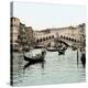 Ponte Rialto con Gondolas-Alan Blaustein-Stretched Canvas