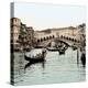 Ponte Rialto con Gondolas-Alan Blaustein-Stretched Canvas