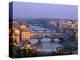 Ponte Vecchio and Arno River, Florence, Tuscany, Italy-Steve Vidler-Premier Image Canvas