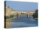 Ponte Vecchio and the Arno River at Sunrise, Florence, Tuscany, Italy-Rob Tilley-Premier Image Canvas