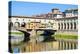 Ponte Vecchio, Arno river, Firenze, Tuscany, Italy, Europe-Nico Tondini-Premier Image Canvas