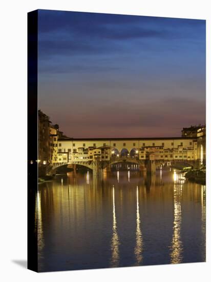 Ponte Vecchio, Arno River, Florence, Italy-Neil Farrin-Premier Image Canvas