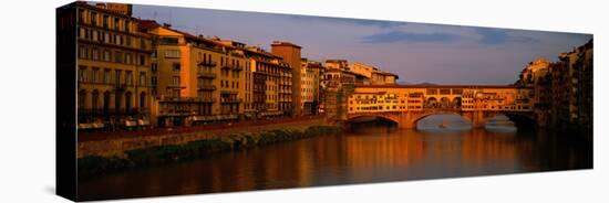 Ponte Vecchio Arno River Florence Italy-null-Premier Image Canvas