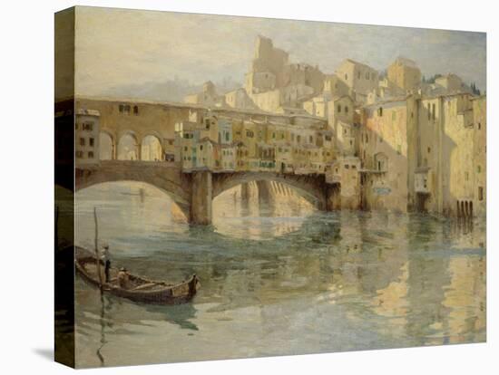 Ponte Vecchio, Florence, c.1910-Charles Oppenheimer-Premier Image Canvas