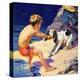 "Pooch Doesn't Want to Swim,"September 1, 1934-Henry Hintermeister-Premier Image Canvas