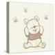 Pooh with Bees-null-Stretched Canvas