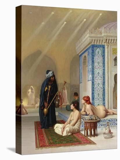 Pool in a Harem, circa 1876-Jean Leon Gerome-Premier Image Canvas