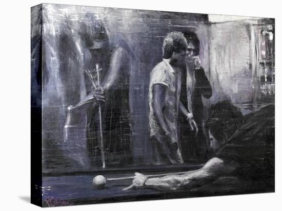 Pool Room-Paolo Ottone-Stretched Canvas