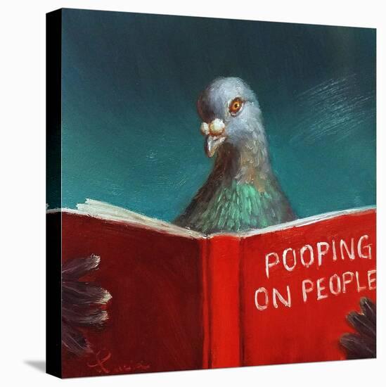 Pooping on People-Lucia Heffernan-Stretched Canvas