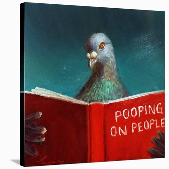 Pooping on People-Lucia Heffernan-Stretched Canvas