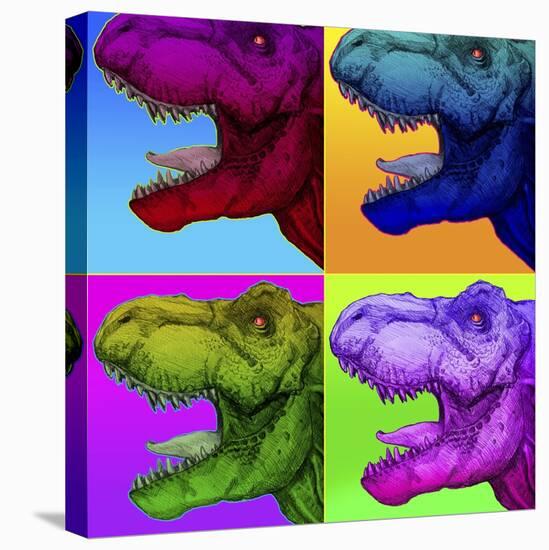 Pop Art Dinosaurs 1-Howie Green-Premier Image Canvas