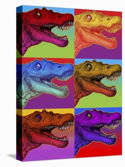 Pop Art Dinosaurs 2-Howie Green-Premier Image Canvas