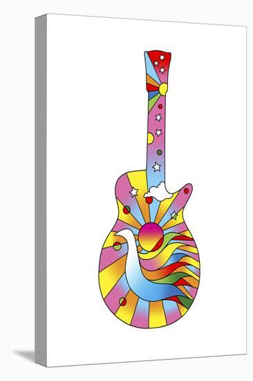 Pop Art Guitar Dove-Howie Green-Premier Image Canvas