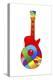 Pop Art Guitar Red Ball-Howie Green-Premier Image Canvas