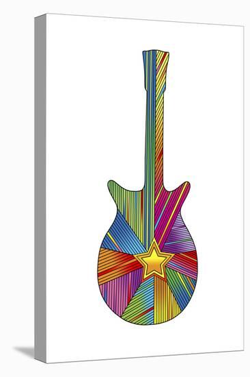 Pop Art Guitar Star-Howie Green-Premier Image Canvas