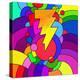 Pop Art Lightening Bolt-Howie Green-Premier Image Canvas