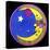 Pop Art Moon Circle-Howie Green-Premier Image Canvas