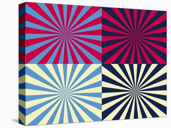 Pop Art Nova by Four Yellow Blue and Red-Luis Stortini Sabor aka CVADRAT-Stretched Canvas