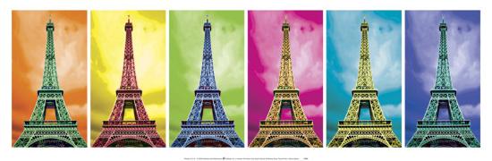 Pop Art Paris-Anthony Matos-Stretched Canvas