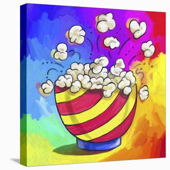 Pop-Art Popcorn Bowl-Howie Green-Premier Image Canvas