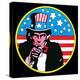 Pop Art Uncle Sam Circle-Howie Green-Premier Image Canvas