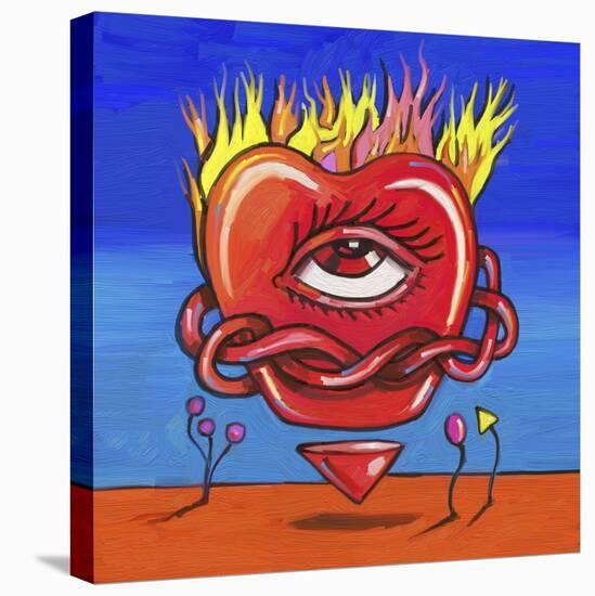Pop Flame Heart-Howie Green-Premier Image Canvas