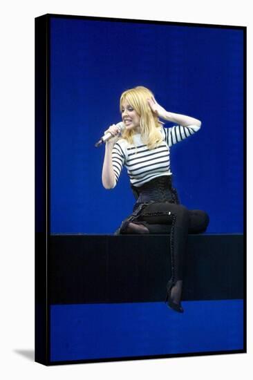 Pop Singer Kylie Minogue Performing Live on Stage During a Concert at Hammersmith Apollo-null-Premier Image Canvas