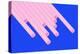 Pop Straws Collection - Blue & Light Pink-Philippe Hugonnard-Premier Image Canvas