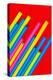 Pop Straws Collection - Colourful & Red-Philippe Hugonnard-Premier Image Canvas