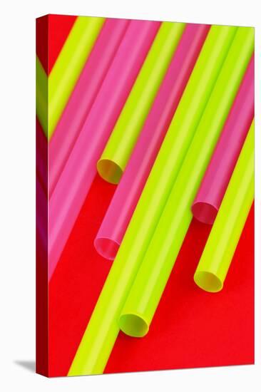 Pop Straws Collection - Red & Green-Philippe Hugonnard-Premier Image Canvas