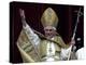 Pope Benedict XVI Waves to Pilgrims and Faithful fromSt. Peter's Basilica at the Vatican-null-Premier Image Canvas
