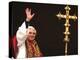 Pope Benedict XVI Waves to the Crowd-null-Premier Image Canvas