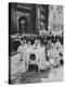Pope John XXIII, with Bishops Kneeling in Prayer, St. Peter's Basilica, Opening of Vatican II-Hank Walker-Premier Image Canvas