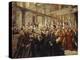 Pope Leo XIII, Blesses the Pilgrims in the Sistine Chapel, 1906-Max Liebermann-Premier Image Canvas