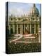 Pope Paul VI in Front of St. Peter's During 2nd Vatican Council-Carlo Bavagnoli-Premier Image Canvas