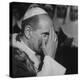 Pope Paul Vi, Officiating at Ash Wednesday Service in Santa Sabina Church-Carlo Bavagnoli-Premier Image Canvas