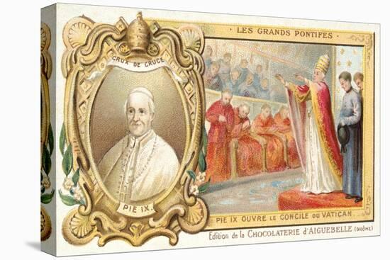 Pope Pius IX Opening the First Vatican Council, 1869-null-Premier Image Canvas