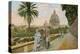 Pope Pius X in the Gardens of the Vatican, Rome. Postcard Sent in 1913-Italian Photographer-Premier Image Canvas