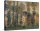 Poplars at Giverny, Sunrise, 1888-Claude Monet-Stretched Canvas