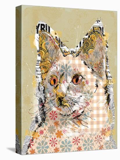 Poppet Cat II-Ken Hurd-Stretched Canvas