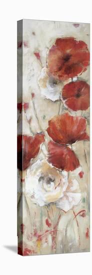 Poppies Afield II-Bridges-Stretched Canvas