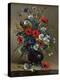 Poppies and Daisies-Eugene Henri Cauchois-Premier Image Canvas