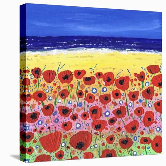 Poppies by the Beach-Caroline Duncan-Premier Image Canvas