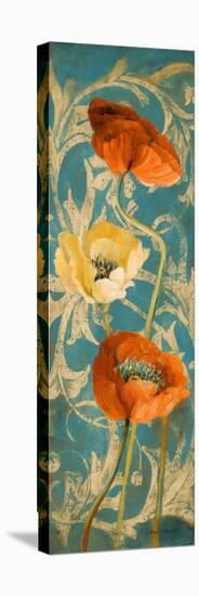 Poppies de Bleu I-Lanie Loreth-Stretched Canvas